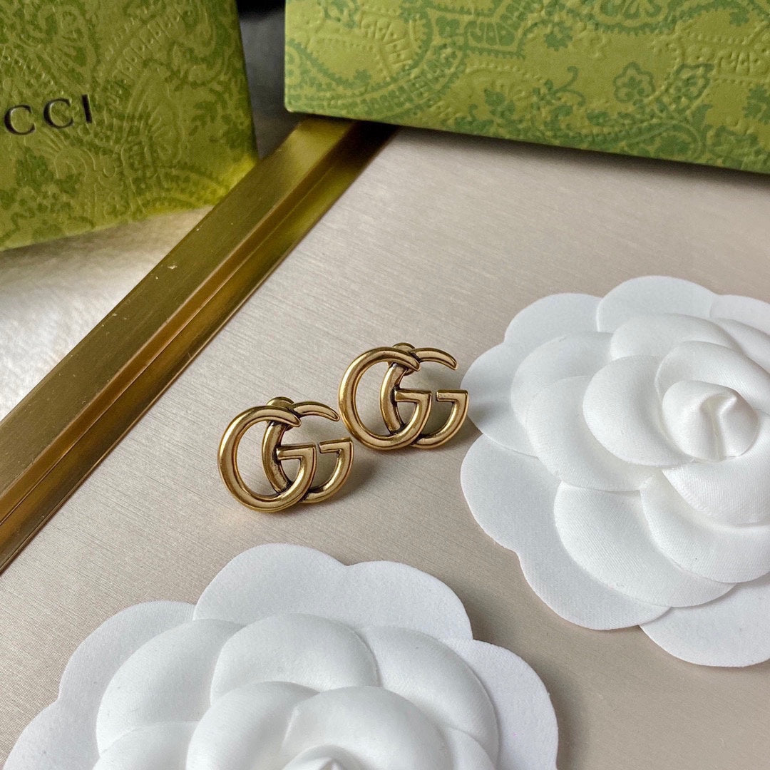 18K Double Gucci Earrings