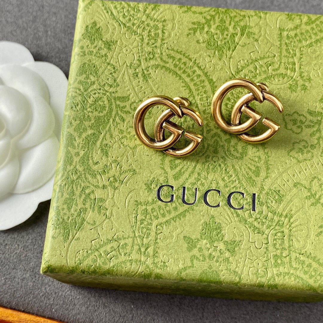 18K Double Gucci Earrings