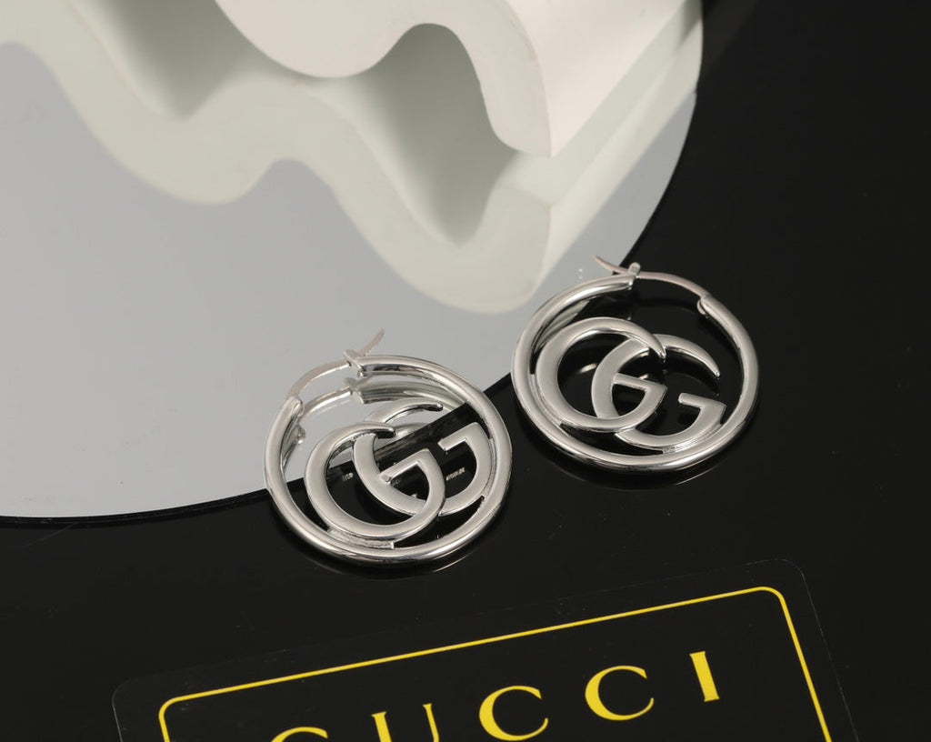 18K Double Gucci Earrings