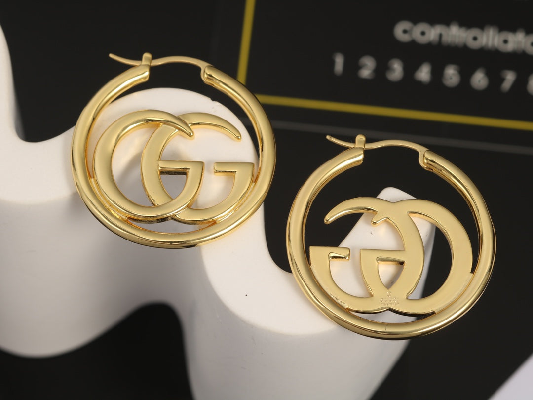 18K Double Gucci Earrings