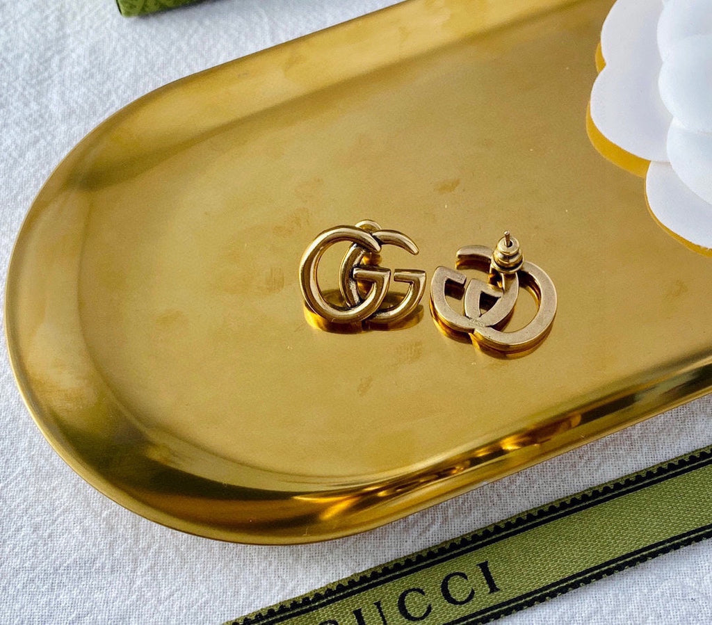 18K Double Gucci Earrings