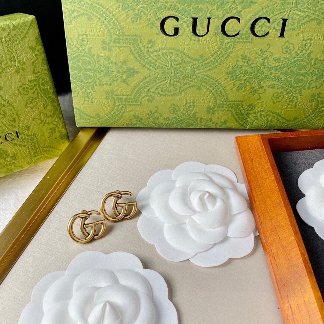 18K Double Gucci Earrings